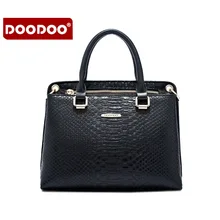 DOODOO 2016 Women Bag Handbag Zipper Brand Shoulder Bags For Teenager Girls High Quanlity Speedy Bag Ladies womens’ pouch