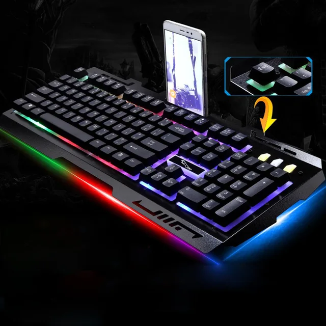 Special Price Wired Keyboard 104 Keys USB Backlight Gaming Keyboard  Ergonomics For PC Desktop and Laptop