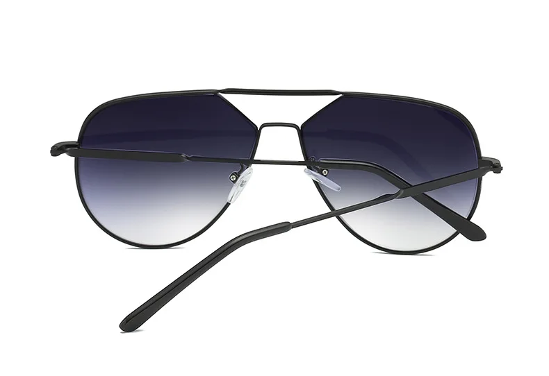 Модные негабаритные авиационные солнцезащитные очки для женщин фирменный дизайн Классическая оправа пилот градиентные линзы солнцезащитные очки выцветающие оттенки S004