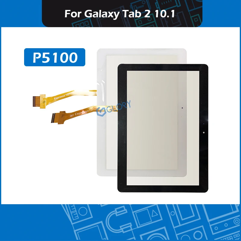 

New 10.1'' Replacement Front Glass P5100 For Samsung Galaxy Tab 2 GT-P5100 Touch Screen Panel Digitizer Panel Glass Replacement