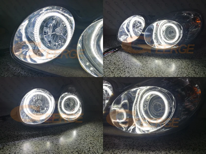 Для hyundai Sonata 2002 2003 2004 2005 smd led Ангельские глазки комплект отлично Ультра яркое освещение DRL