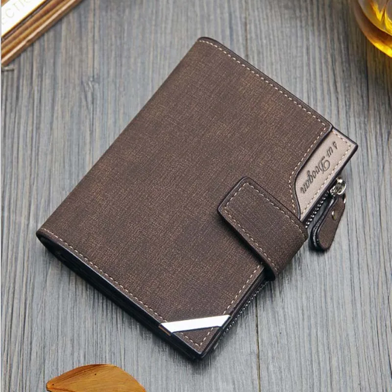 

2018 new Korean version men's wallet vertical multifunction clasp clasp seventy percent off wallet short Wallet
