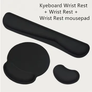 

Hot sale!! High quality Mechanical keyboard wrist support hand pad Wrist Rest mousepad foam memory cotton