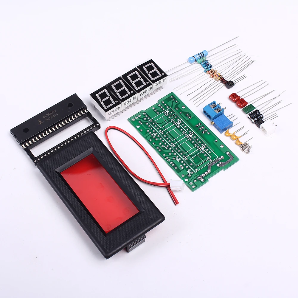 ICL7107 цифровой комплект амперметра DIY модуль DC 5V 35mA 70 6x39 мм для комплектов