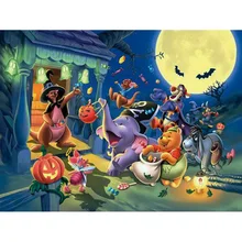 

Unfinished Diy diamond painting Halloween picture of rhinestones cross-stitch kits needlework decoration BK-3871