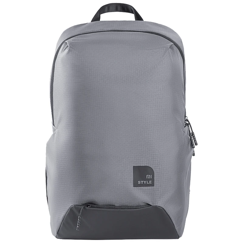 Xiaomi Mi рюкзак, спортивные рюкзаки 23л, большая вместительность, Студенческая сумка для ноутбука, мужская и женская сумка для 14 15 15,6 дюймов, прочный ноутбук - Цвет: Серый