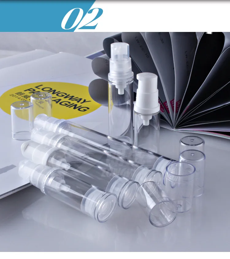 Capacity 15ml 50pcs wholesale vacuum bottles, vacuum emulsion points