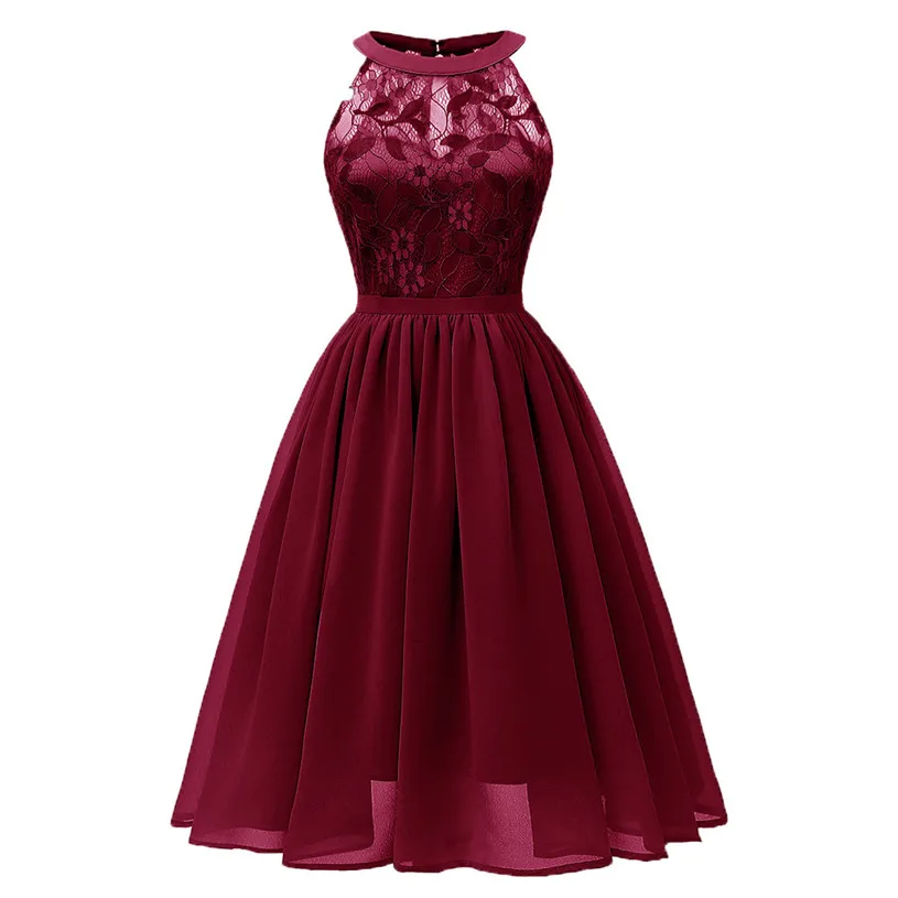 Dress Women Vintage Sexy Dress Princess Floral Print Lace Dress A line Party Dresses Vestidos De Festa Wholesales 40AT2717