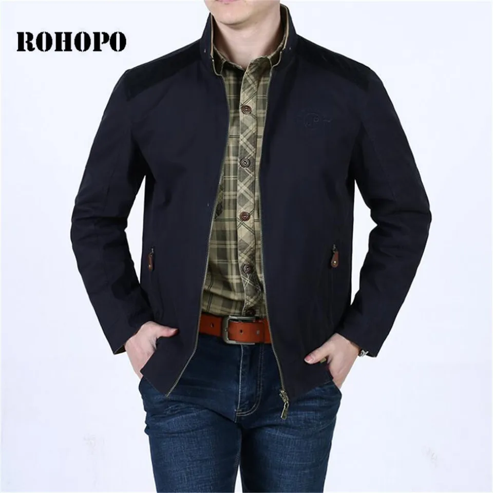 Мужская куртка карго ROHOPO зимняя/Осенняя Толстая хлопковая с двойным боковым