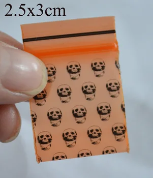 

2.5x3cm 1''x1.2'',1000pcs/Lot,super mini PE Ziplock Zip Zipped Lock Reclosable Plastic Poly Bag printed(funny face) plastic bag