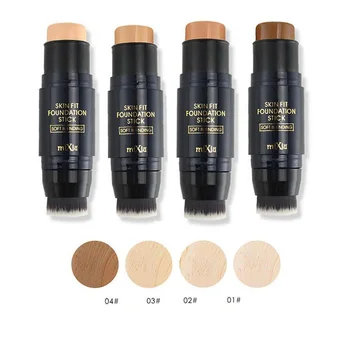 

Face Concealer Palette Cream Makeup Concealer Base Stick Pen 4 Colors Contour Palette Contouring Make Up Double Head with Brush