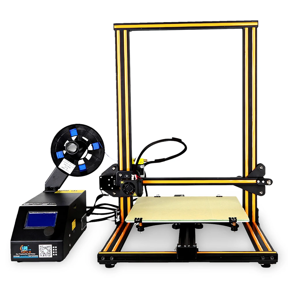 Creality 3d Cr 10 300*300*400 мм большой размер настольный 3D DIY принтер ЖК экран дисплей с SD