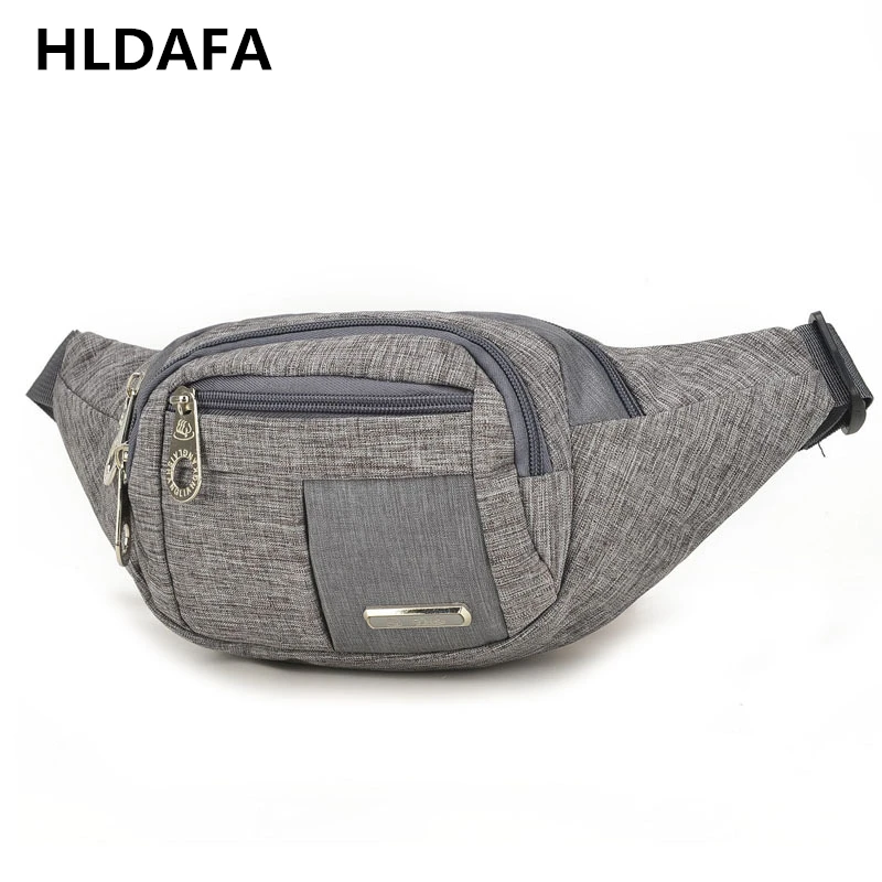 

HLDAFA Fanny Pack Men Waterproof Waist Bags Unisex Women Fashion Cigarette Phone Case Money Belt Travel Security Wallet Purse