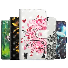 3D кожаный флип чехол для huawei P30 P20 Mate20 Lite рro Y3 Y5 Y6 Y9 Y7 Pro Prime чехол-кошелек с подставкой для телефона чехол s