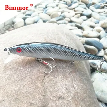 

Bimmor New Minnow Fishing Lures 1pcs/lot 12cm/15g Floating Wobbler Japan Hard Carp Baits