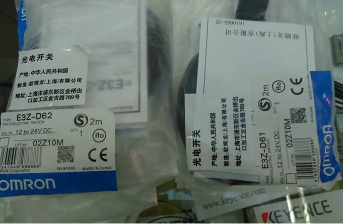 

5pcs/lot  Photoelectric sensor E3Z-D61  is brand new , in stock.