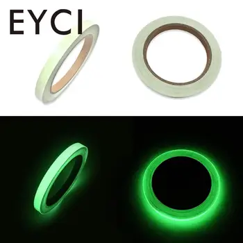 

EYCI Bike Sticker 10M Fluorescence Adhesive Tape Reflective Truck Sticker Warning Conspicuity Bike Sticker
