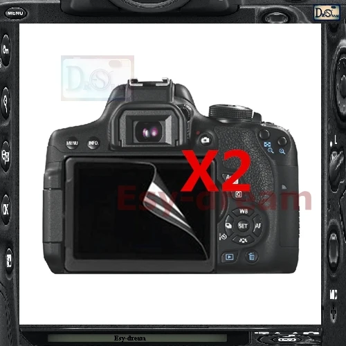 2 шт. Высококачественная Защитная пленка для ЖК дисплея Canon 750D 760D Rebel T6i T6s Kiss X8i 8000D