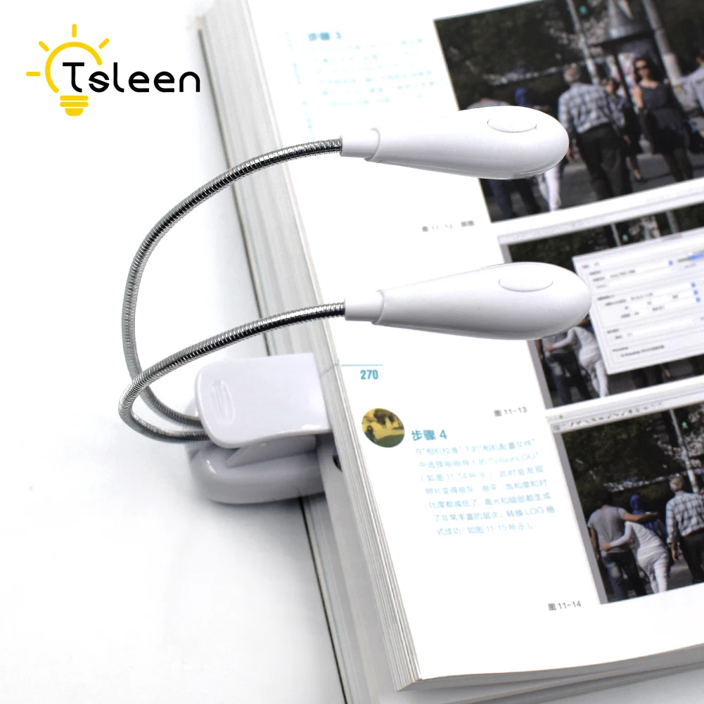 

2018 Cheap For Amazon Kindle Flexible Arm Clip-On Bright Laptop Lamp LED Clip Light On Bed Book Reading Desk Laptop Stand Lamp