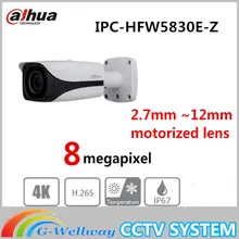 Dahua CCTV Netzwerk Eco versierte 3,0 Serie IPC-HFW5830E-Z 8MP IR motorisierte objektiv Dome Kamera IP67, IK10, PoE Kostenloser