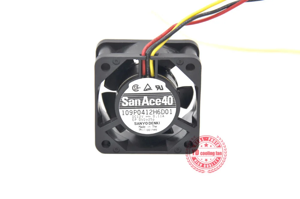 Новый вентилятор охлаждения SANYO DENKI SAN ACE San Ace40 109P0412H6D01 4020 12В 0.11A|cooling fan|san ace4020 12v |