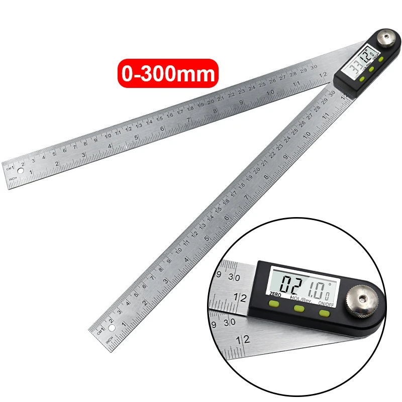 Electronic Digital Gauge Angle Finder Protractor Meter Level Tool Angle ruler