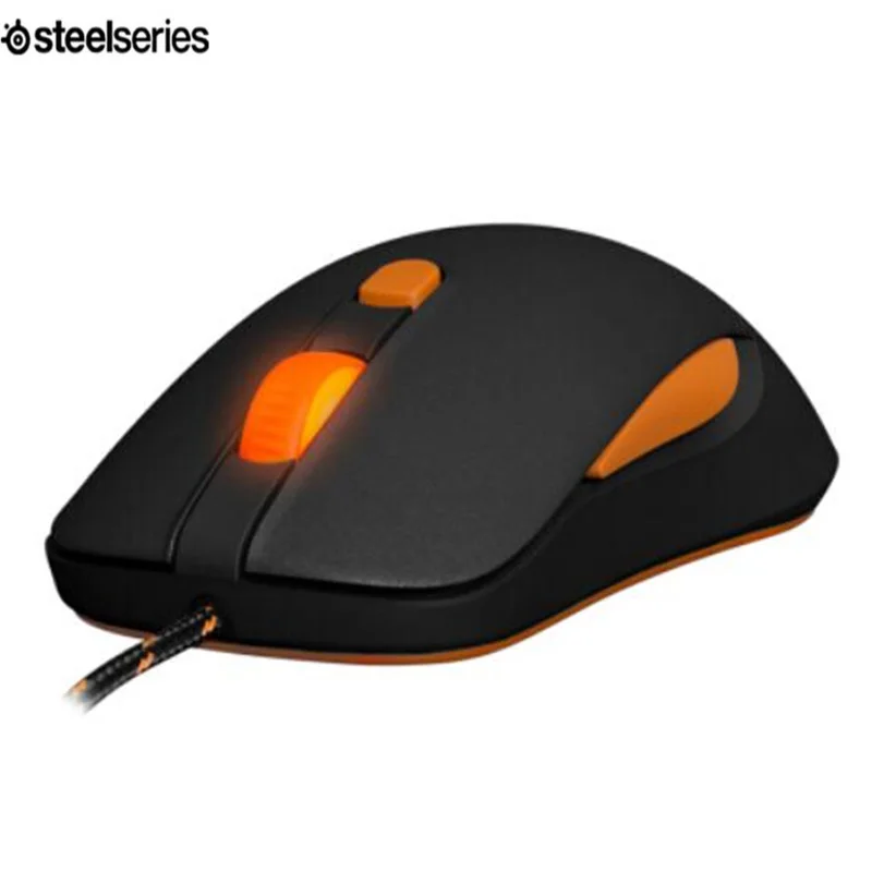 Фирменная новинка, SteelSeries Kana V2, мышь, оптическая игровая мышь и мыши, гоночное ядро, профессиональная оптическая игровая мышь, черная+ сумка для мыши