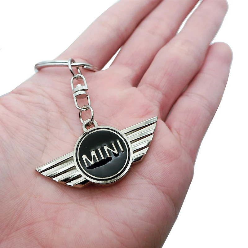 

Car Pendant Alloy Car Keyring Keychain Key Chain Auto Key Ring Holder For Mini Cooper Countryman Cabrio Jcw Clubman r50 r53 r56