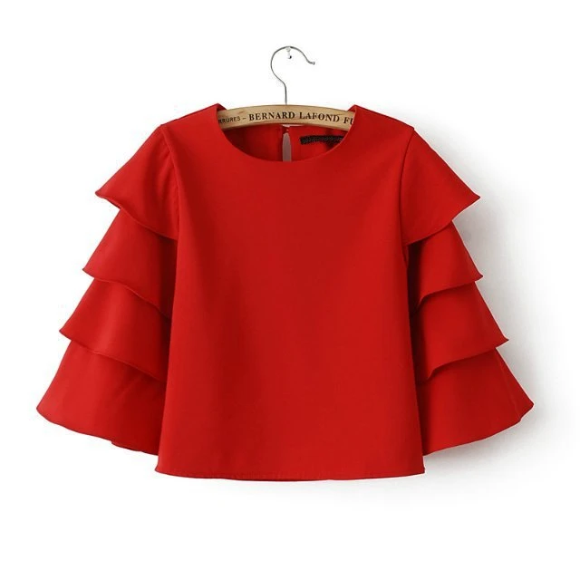 cute red women's tops
