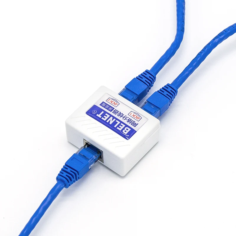 Сетевой разветвитель BELNET FTP RJ45 CAT5E Ethernet кабель удлинитель Интернет сплиттер два