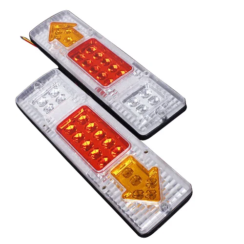 

TOYL 2X 12V 19 Led Truck Trailer Caravan Rear Tail Stop Reverse Indicator Light Lamp