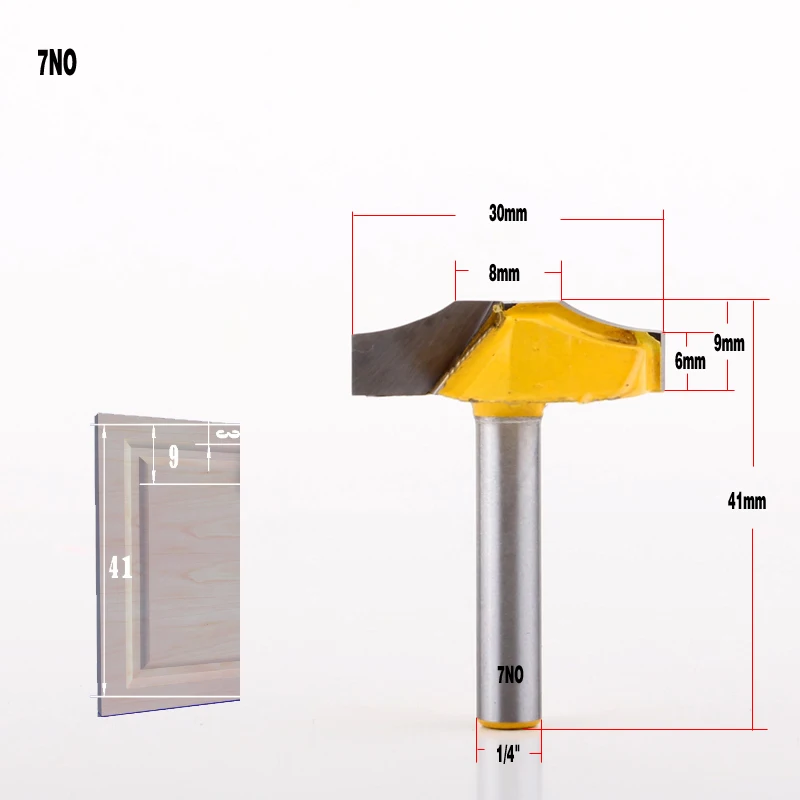CHWJW 1 шт. 1/" SH деревообрабатывающий дверной каркас кружевной нож дверной гравировальный профилированный кружевной шкаф гравировальный нож импортный Фрезерный резак - Длина режущей кромки: 7NO