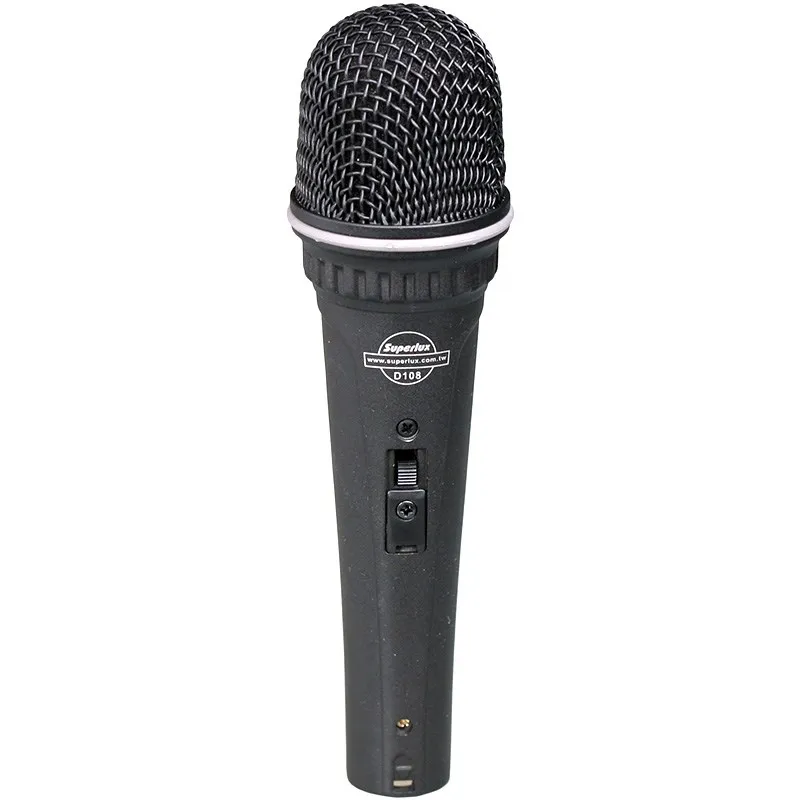 

Superlux D108B Vocal dynamic wired microphone for band Frontman recording microphone computer K song