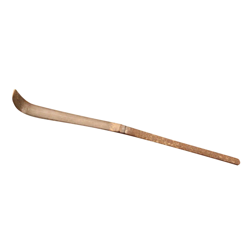 Matcha Tea Powder Craft Tool Tea Ceremony Accessory Bamboo Teaspoon-BRN Wood Tea Scoops Kitchen Dining Tool
