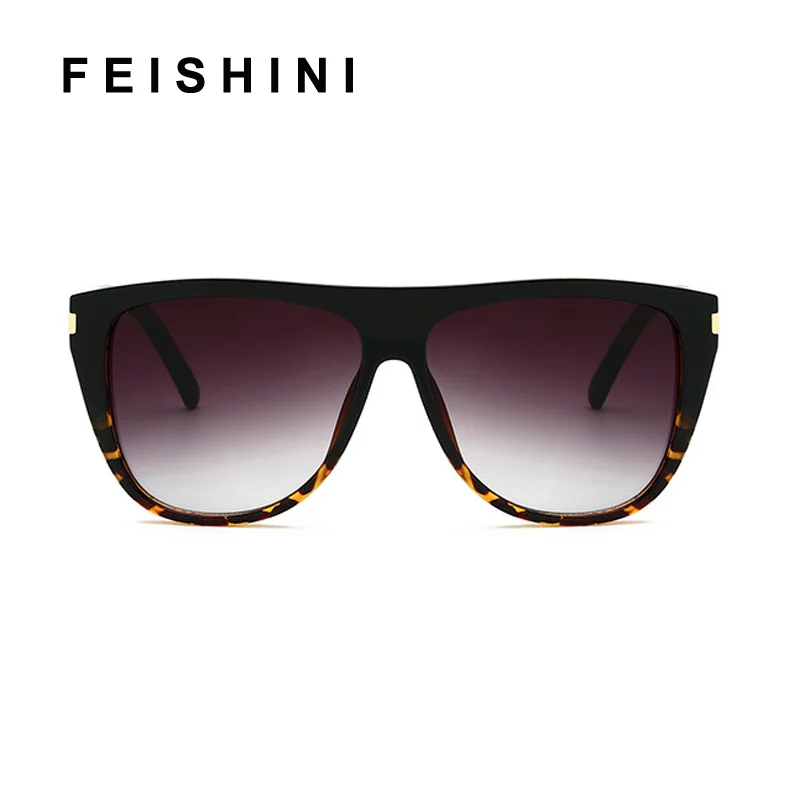 2019 Italy Luxury Brand Oversized Square Sunglasses Women Brand Designer Retro Frame Sun Glasses For Female Trendy Big oculos
