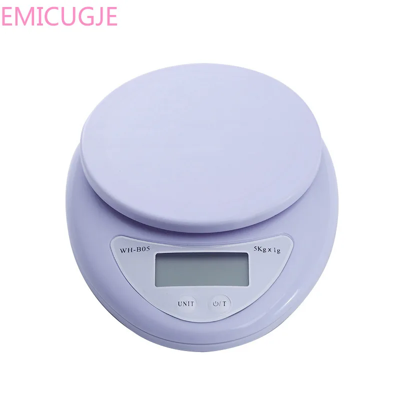 

Weight Kitchen LED Electronic Scales 5kg/1g Portable Digital Scale LED Electronic Scales Postal Food Balance Measuring