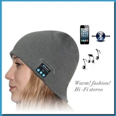 Bluetooth Beanie вязаная зимняя шапка для наушников Hands-free музыка Mp3 спикер Mic cap Волшебные спортивные шапки для мальчиков и девочек и взрослых подарок