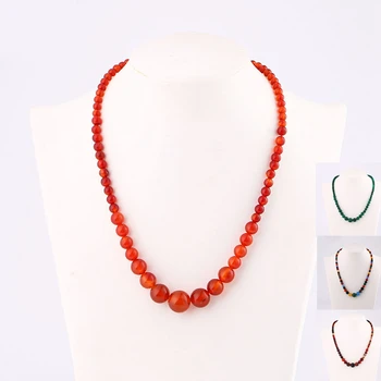 

Amber Natural Reiki Agate 6-14mm Round Agate Beads mix agate healing crystal tower chain Matching Stone Yoga Prayer Charms Gift