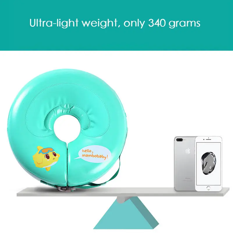 Solid Baby Swimming Neck Ring Baby Neck Float Flot Adores Para Piscina Swim Trainer Infant Neck Float Baby Swimming Accessories