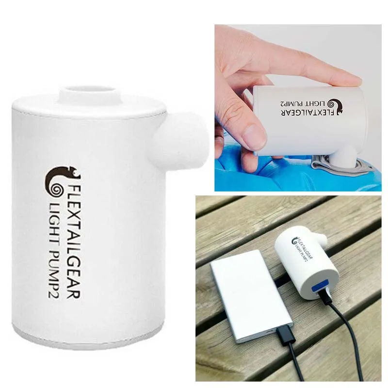 portable air pump USB Powered Air Pump Lightweight  Outdoor Camping Inflator swimming rings  inflatable bed