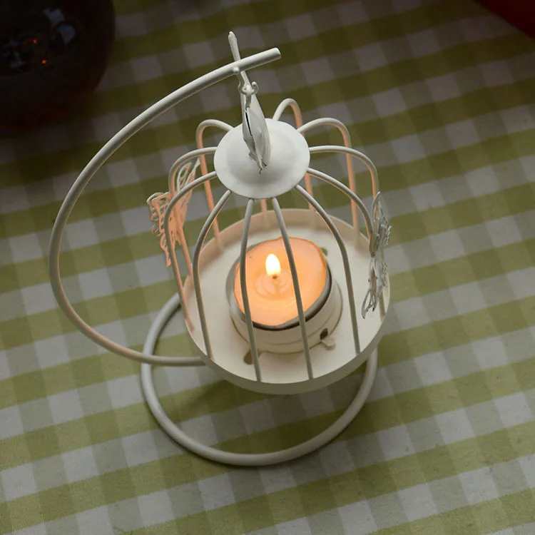 Zakka jaula de pájaros decoración pastoral adornos de hierro regalos creativos candelabro candelabros boda accesorios para.jpg