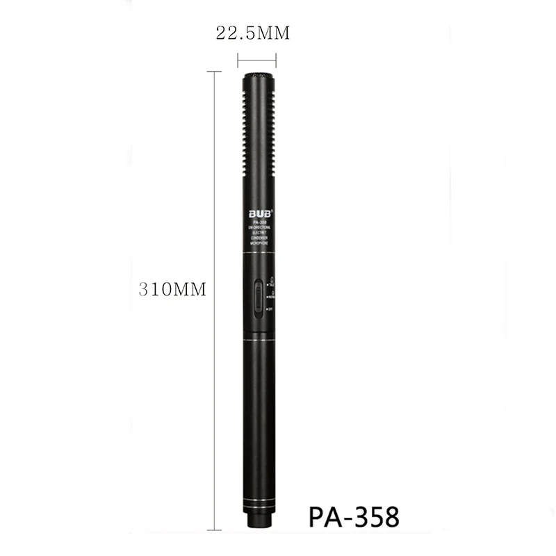 BUB PA358/368 DV SLR камеры UHF двойной беспроводной микрофон для интервью комплекты Кардиоидная запись микрофонный приемник веб-ролики микрофон - Цвет: PA358