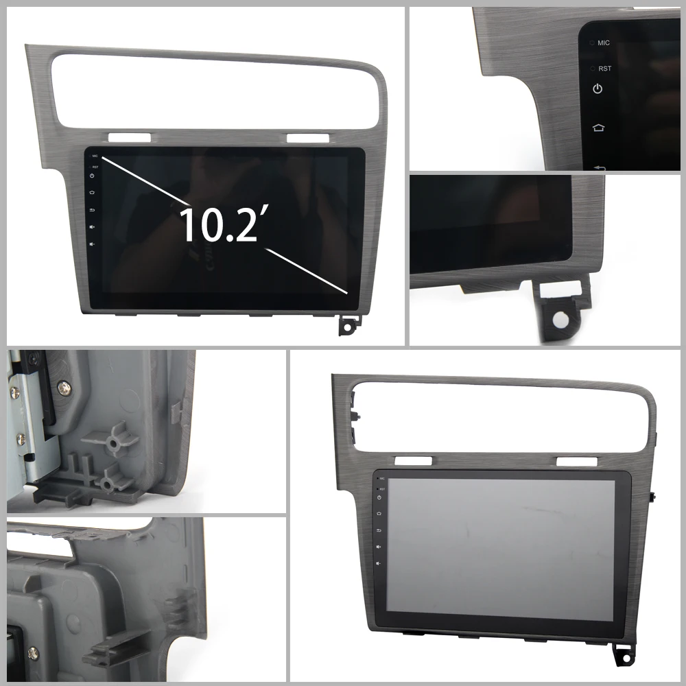 Perfect 10.2" Android 9.0 Unit Car Radio Player for VW Golf 7 2013 2014 2015 2016 2017 Octa Core 64GB Multimedia GPS Navi Stereo PX6 7