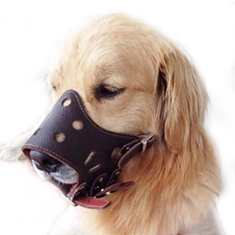 PU-Leather-Pet-Dog-Anti-Bite-Muzzle-Adjustable-Mouth-Cover-Basket-Mask-for-Small-Medium-Large-Size-Dogs-Animal-Safety-Security-PL0047 (4)