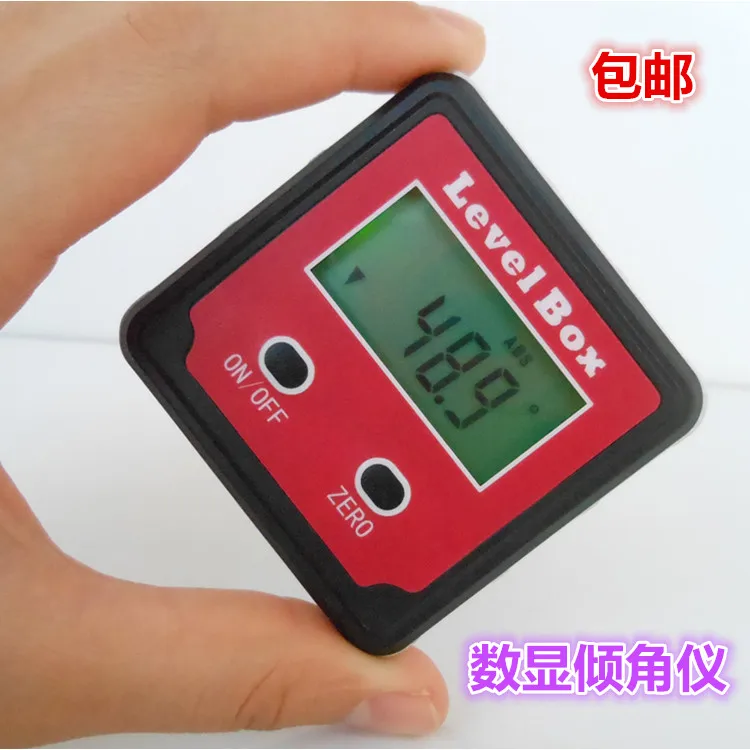 

Digital Tilt Box Inclinometer, Electronic Angle Meter, High Precision Digital Display Level with Magnetic Digital Protractor