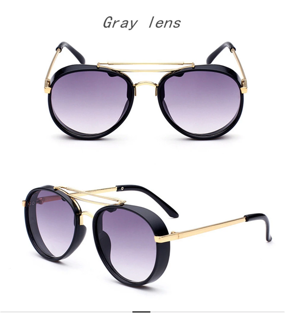RHAMAI Kids Sunglasses for Boys Girls Children Glasses Classic Fashion alloy Baby Eyewear Beach Outdoor Sport Goggle Oculos (6)