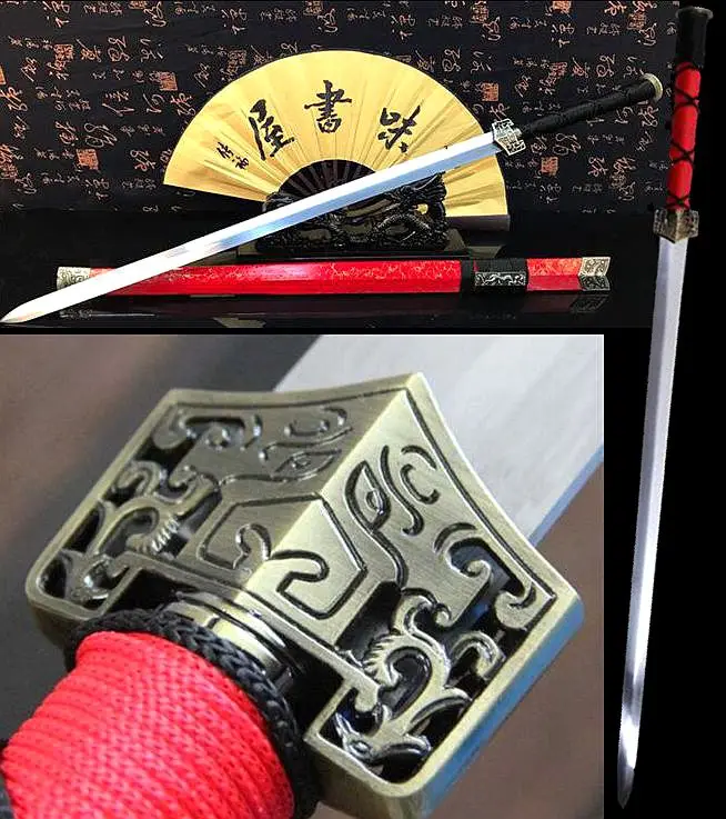 Home Decoration Collectible Swords Handmade High Carbon steel Full Tang Blade Chinese Sword Han Jian
