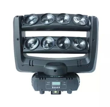 

New 8x12W Led spider light LED double eight eyes spider beam moving head lights for Wedding Christmas Birthday DJ Disco KTV Bar