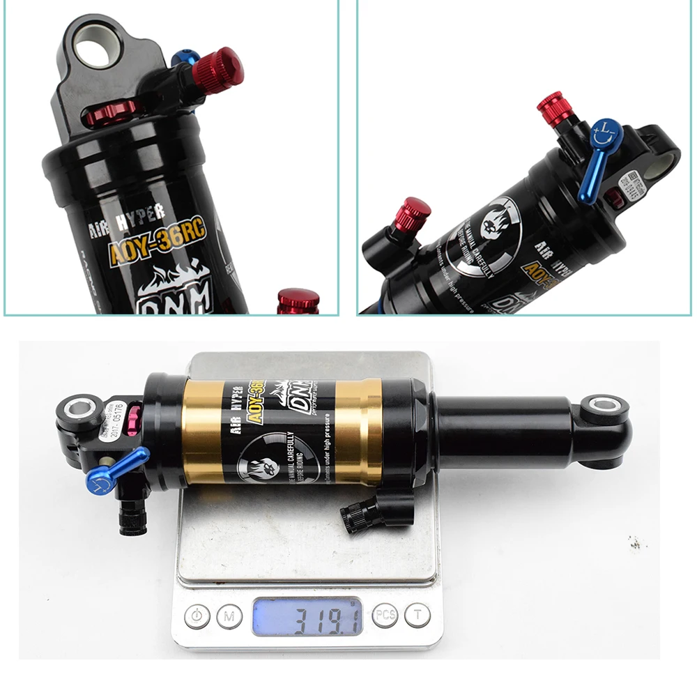 Ультра-светильник Тайвань DNM AOY-36RC сплав отскок горный велосипед MTB задний амортизатор горный велосипед пневматическая подвеска задний амортизатор