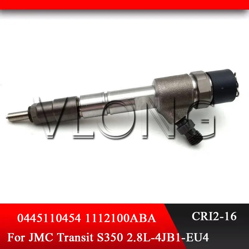 Подлинный и абсолютно common rail топливный инжектор в сборе 0445110454 костюм для JMC 2.8L 4JB1 EU4 S350 1112100ABA